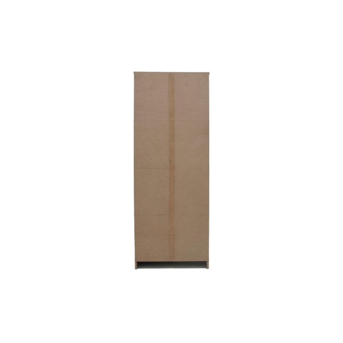 Mobile per scarpe MEXICO – 4 cassetti con specchi – Colore rovere sonoma – Organizzazione verticale contemporanea