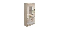 Meuble à chaussures MEXICO – 3 tiroirs avec miroirs – Coloris chêne sonoma – Design contemporain et fonctionnel