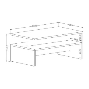 Conjunto completo para salón RAMOS – Efecto concreto – 7 muebles con LED multicolor integrado