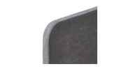 Letto PARMA 90x200 cm – Tessuto grigio – Rete inclusa – Design moderno e struttura robusta