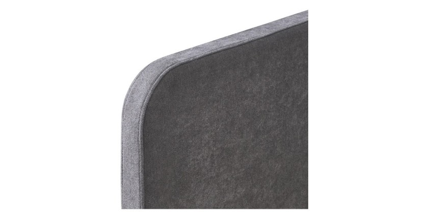 Letto PARMA 90x200 cm – Tessuto grigio – Rete inclusa – Design moderno e struttura robusta