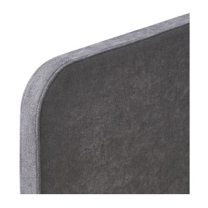 Letto PARMA 90x200 cm – Tessuto grigio – Rete inclusa – Design moderno e struttura robusta