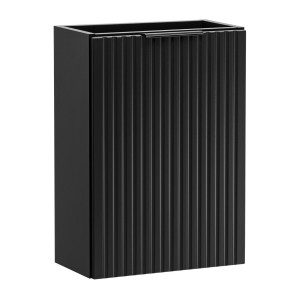 Meuble sous vasque NOXERA – 40 cm – 1 porte – Noir mat – Design compact et suspendu 