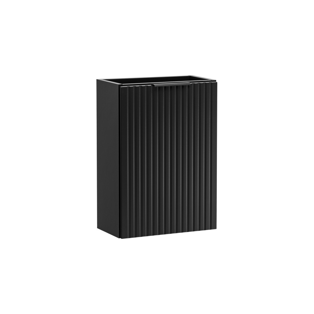 Meuble sous vasque NOXERA – 40 cm – 1 porte – Noir mat – Design compact et suspendu 
