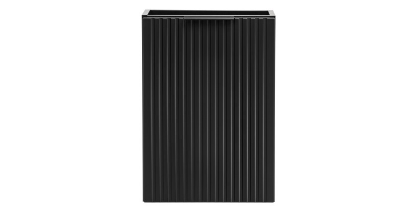 Meuble sous vasque NOXERA – 40 cm – 1 porte – Noir mat – Design compact et suspendu 
