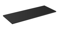 Plan vasque NOXERA – 120 cm – Noir mat – Pour vasques à poser – Finition élégante 