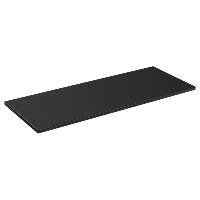 Plan vasque NOXERA – 120 cm – Noir mat – Pour vasques à poser – Finition élégante 