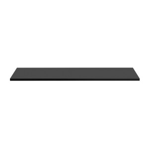 Plan vasque NOXERA – 120 cm – Noir mat – Pour vasques à poser – Finition élégante 