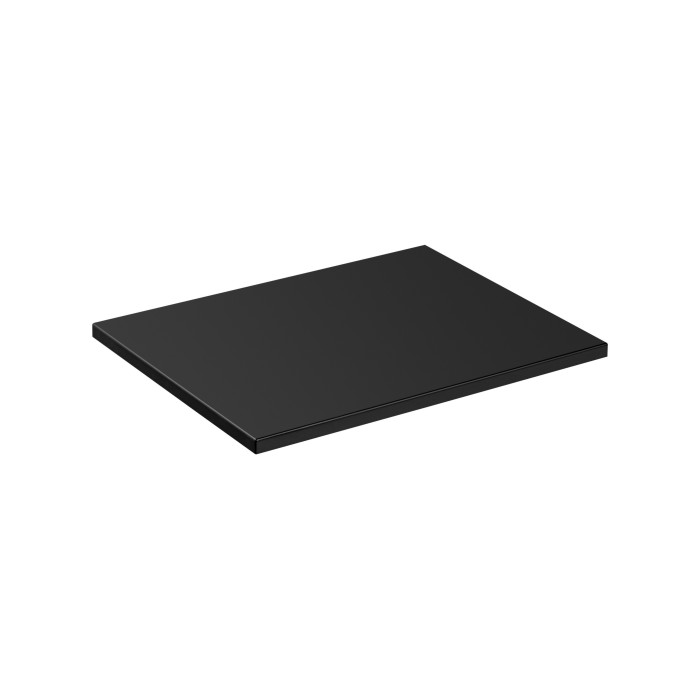 Plan vasque NOXERA – 60 cm – Noir mat – Pour vasque à poser – Finition MDF et PVC 
