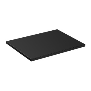 Plan vasque NOXERA – 60 cm – Noir mat – Pour vasque à poser – Finition MDF et PVC 