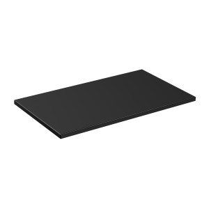 Plan vasque NOXERA – 80 cm – Noir mat – À poser – Finition MDF et film PVC 