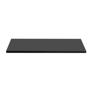 Plan vasque NOXERA – 80 cm – Noir mat – À poser – Finition MDF et film PVC 