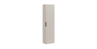Colonne de salle de bain suspendue NOXERA – 1 porte – Beige mat – Hauteur 140 cm 