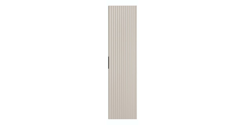 Colonne de salle de bain suspendue NOXERA – 1 porte – Beige mat – Hauteur 140 cm 