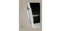 Colonne de salle de bain suspendue NOXERA – 1 porte – Beige mat – Hauteur 140 cm 