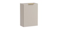 Meuble sous vasque NOXERA – 40 cm – 1 porte – Beige mat – Meuble suspendu compact 
