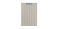 Meuble sous vasque NOXERA – 40 cm – 1 porte – Beige mat – Meuble suspendu compact 