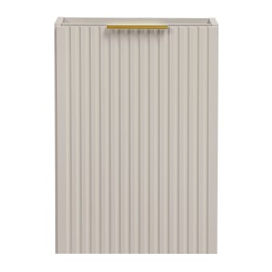 Meuble sous vasque NOXERA – 40 cm – 1 porte – Beige mat – Meuble suspendu compact 
