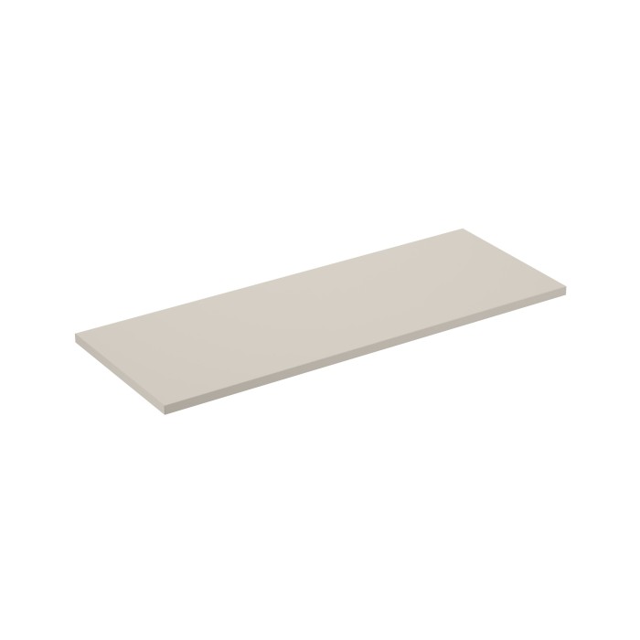 Plan vasque NOXERA – 120 cm – Beige mat – À poser – Finition haut de gamme en MDF 