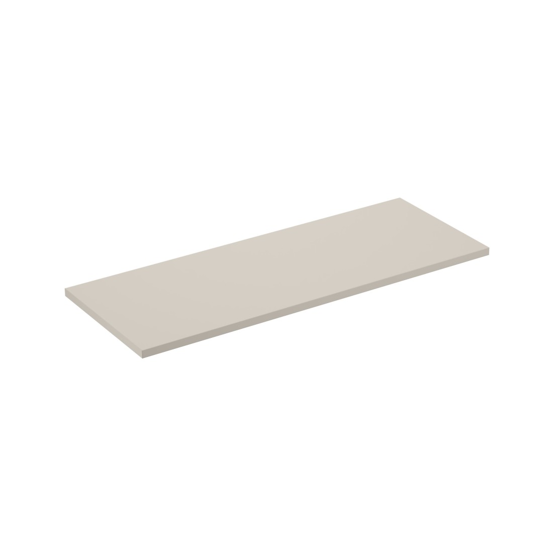 Plan vasque NOXERA – 120 cm – Beige mat – À poser – Finition haut de gamme en MDF 