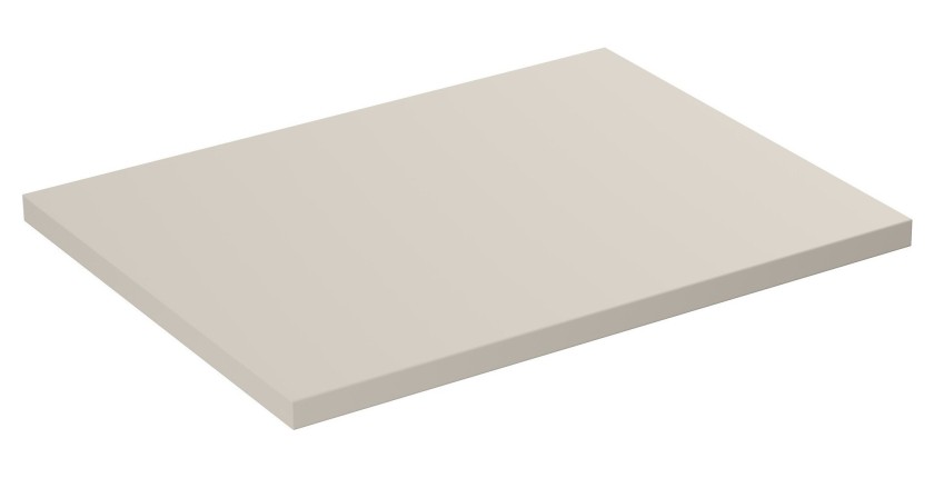 Plan vasque NOXERA – 60 cm – Beige mat – À poser – Finition résistante en MDF 