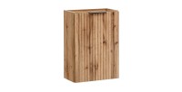 Meuble sous vasque NOXERA – 40 cm – 1 porte – Coloris chêne wotan – Meuble suspendu compact 