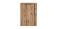 Meuble sous vasque NOXERA – 40 cm – 1 porte – Coloris chêne wotan – Meuble suspendu compact 
