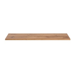 Lit VERTIGO – 180x200 cm – Chêne sauvage et beige sable – Sans sommier – Pied de lit design