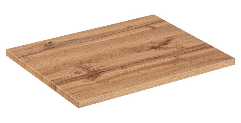 Plan pour meuble sous vasque NOXERA – 60 cm – Coloris chêne wotan – À poser 