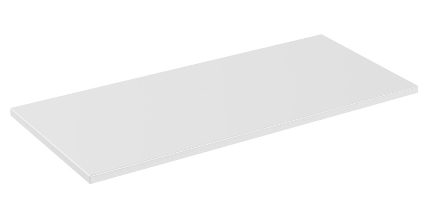 Plan de meuble sous vasque NOXERA – 120 cm – Coloris blanc mat – À poser 