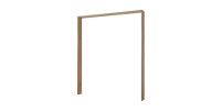 Contorno di finitura design VERTIGO – Per armadio a 3 porte – Rovere selvaggio – Elemento decorativo