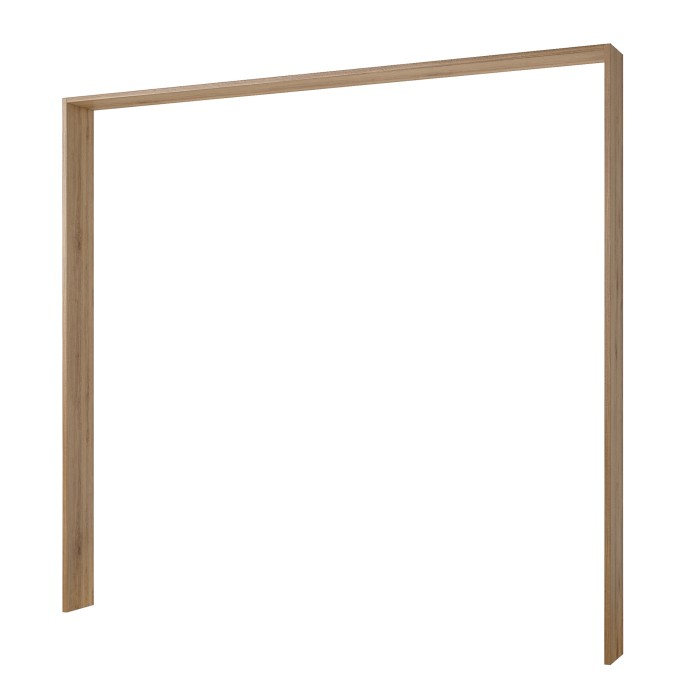 Contour de finition design VERTIGO – Pour armoire 4 portes – Chêne sauvage – Élément structurant