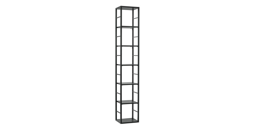 Étagère colonne collection SWITCH - Cadre en métal noir - style industriel