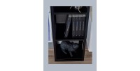 Étagère colonne collection SWITCH - Cadre en métal noir - style industriel