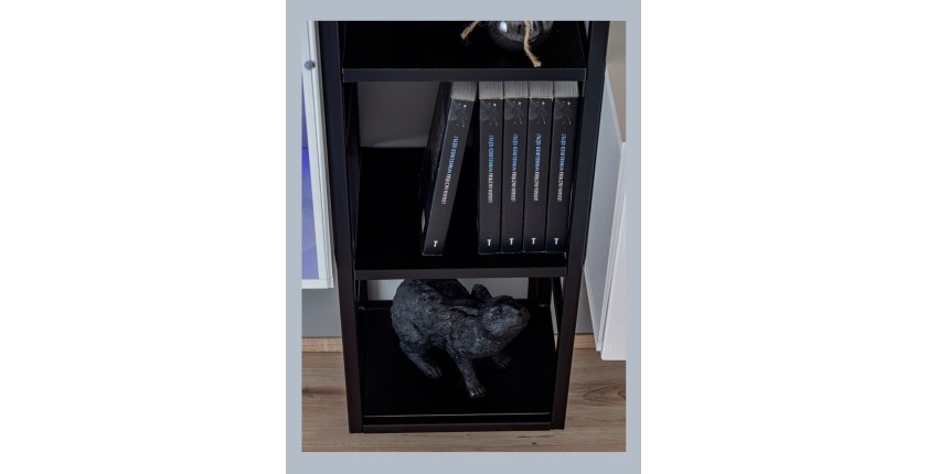 Étagère colonne collection SWITCH - Cadre en métal noir - style industriel