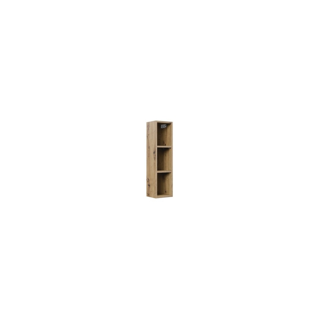 Meuble mural BRAZZA – 20 cm – Chêne clair – Finition artisan – À suspendre 