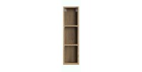 Meuble mural BRAZZA – 20 cm – Chêne clair – Finition artisan – À suspendre 