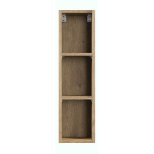 Meuble mural BRAZZA – 20 cm – Chêne clair – Finition artisan – À suspendre 