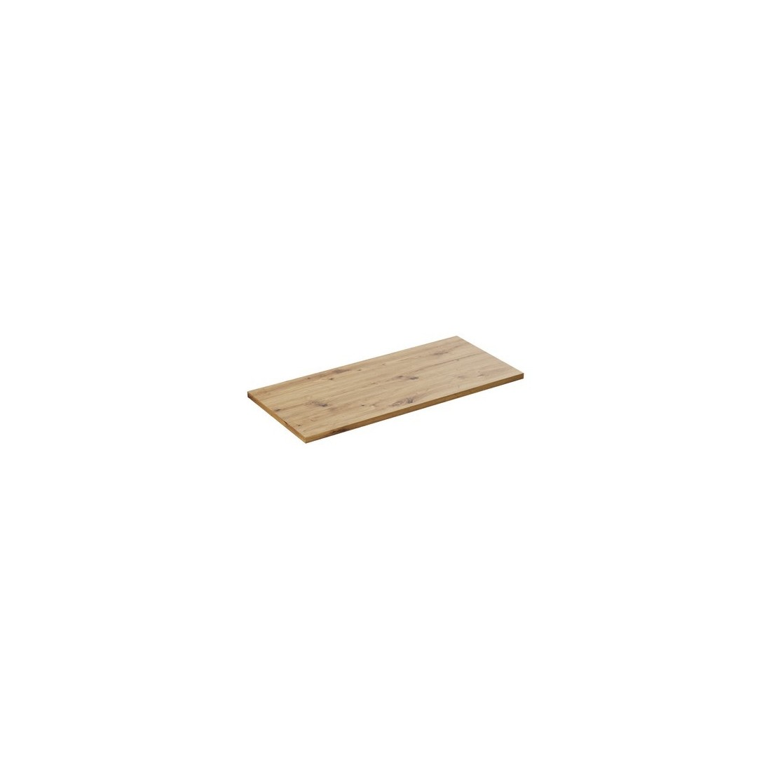 Plan vasque BRAZZA – 100 cm – Chêne clair – Finition artisan – À poser 