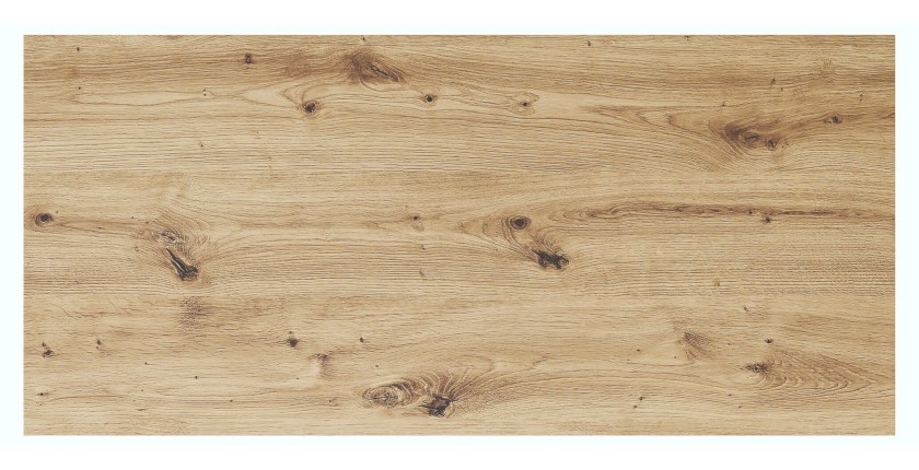 Plan vasque BRAZZA – 100 cm – Chêne clair – Finition artisan – À poser 