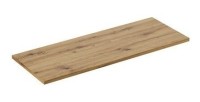 Plan vasque BRAZZA – 120 cm – Chêne clair – Finition artisan – À poser 
