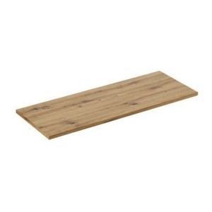 Plan vasque BRAZZA – 120 cm – Chêne clair – Finition artisan – À poser 