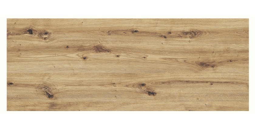 Plan vasque BRAZZA – 120 cm – Chêne clair – Finition artisan – À poser 