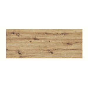 Plan vasque BRAZZA – 120 cm – Chêne clair – Finition artisan – À poser 