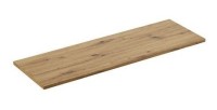 Plan vasque BRAZZA – 140 cm – Chêne clair – Finition artisan – À poser 