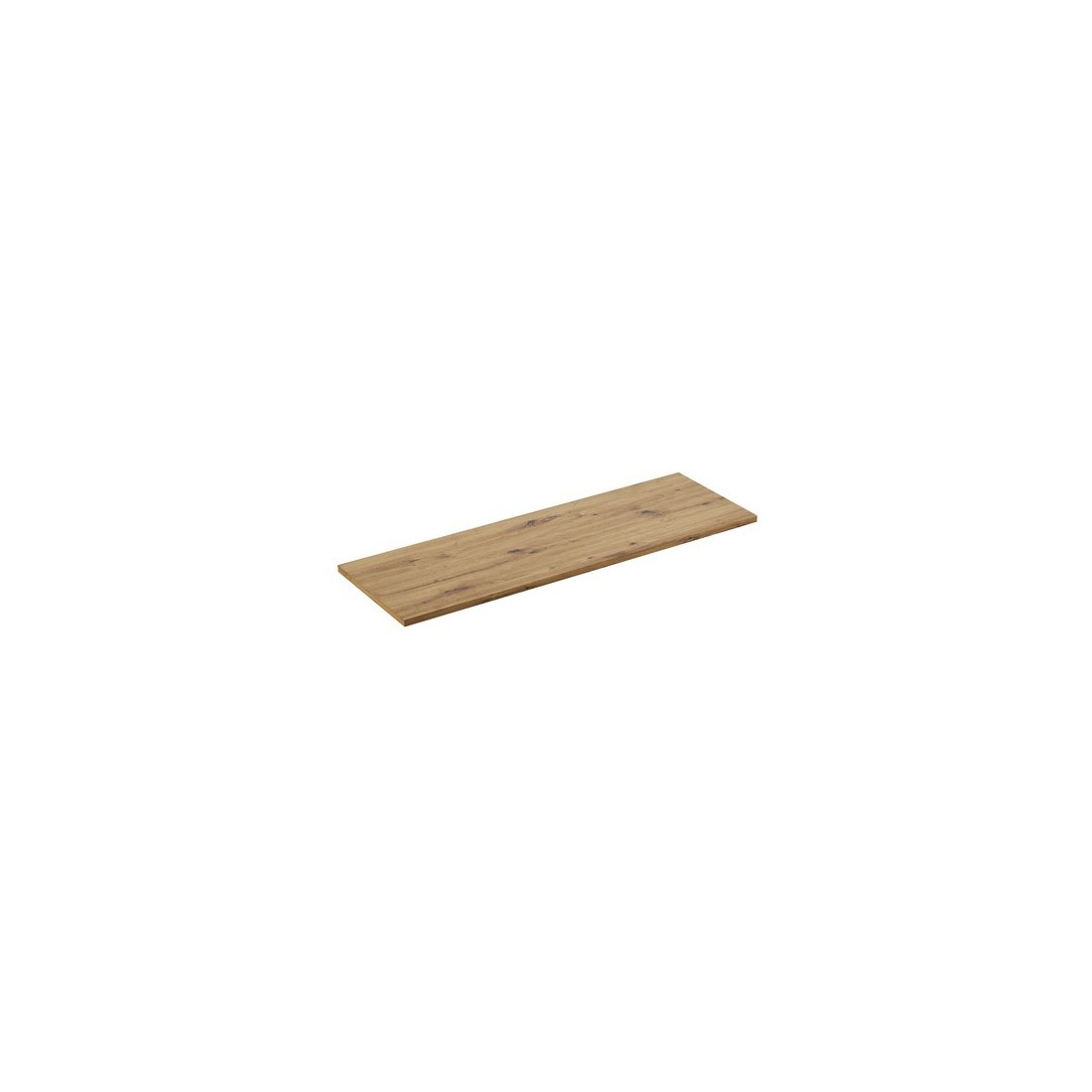 Plan vasque BRAZZA – 140 cm – Chêne clair – Finition artisan – À poser 