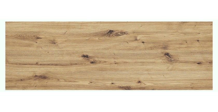 Plan vasque BRAZZA – 140 cm – Chêne clair – Finition artisan – À poser 
