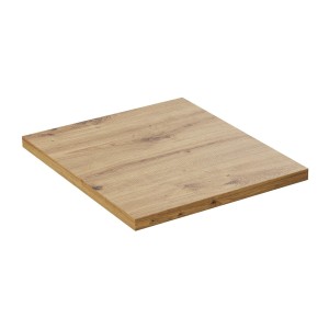 Plan vasque BRAZZA – 40 cm – Chêne clair – Finition artisan – À poser 