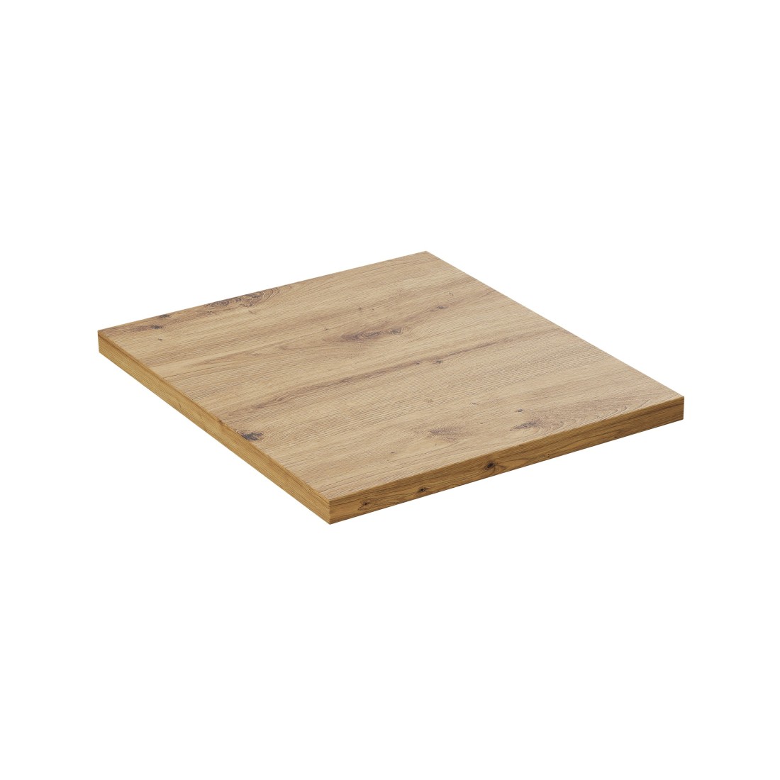 Plan vasque BRAZZA – 40 cm – Chêne clair – Finition artisan – À poser 