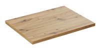 Plan vasque BRAZZA – 60 cm – Chêne clair – Finition artisan – À poser 